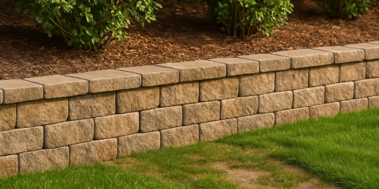 why does the bottom of my retaining wall washout