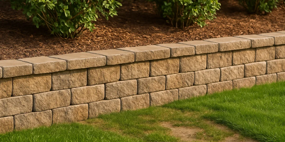 why does the bottom of my retaining wall washout